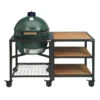 Big Green Egg Modular Outdoor Workspace Compleet Systeem Wood-Wood-Wood Incl. XXL Barbecue -Big Green Egg 2019 egg frame 2xl expansion frame wood wood wood