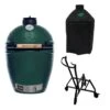 Big Green Egg Medium Barbecue ø 38 Cm Keramiek Groen Met IntEGGrated Nest, Handler En Hoes -Big Green Egg bge hoofd 2 large integgrated nest handler cover 1 1