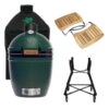 Big Green Egg Small Barbecue ø 33 Cm Keramiek Groen Met Onderstel, Acaciahouten Zijtafels En Hoes -Big Green Egg bge hoofd 2 small nest acacia handler cover