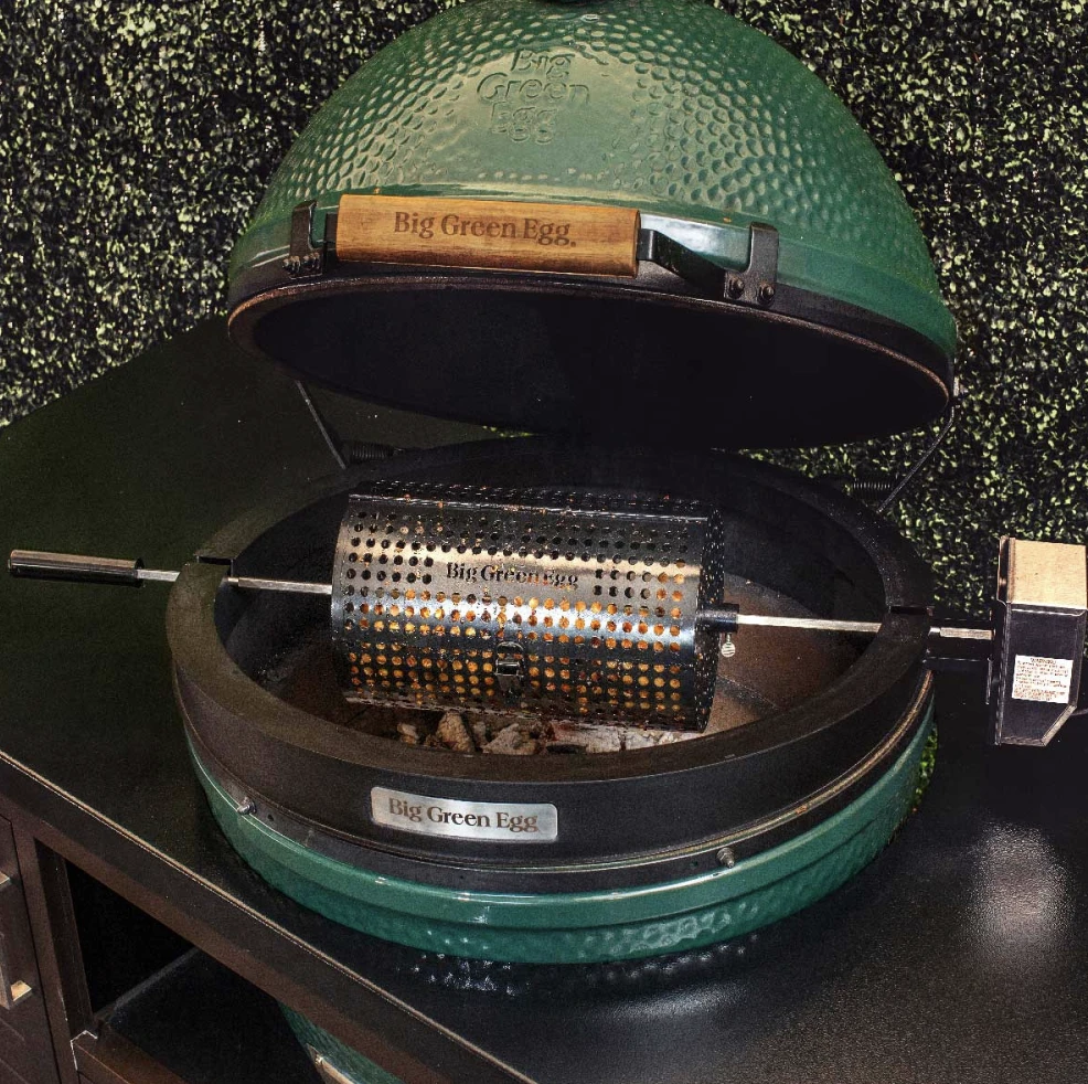 Big Green Egg Rotisserie BBQ Spit 10 Big Green Egg Rotisserie BBQ Spit - Afbeelding 8