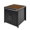 Big Green Egg Expansion Cabinet Met Acacia Wood Insert -Big Green Egg big green egg expansion cabinet hout