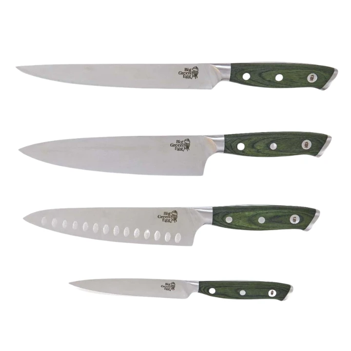 Big Green Egg Culinary Knife Set With Case 4 Big Green Egg Culinary Knife Set With Case - Afbeelding 2