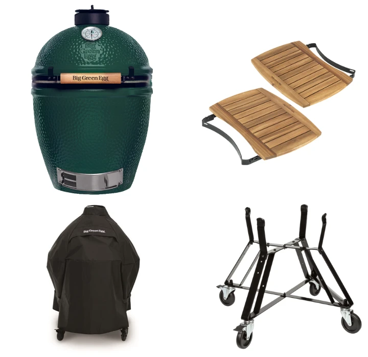 Big Green Egg Large + Nest + Mates + Cover 3 Big Green Egg Large + Nest + Mates + Cover