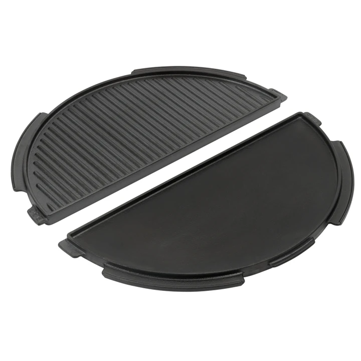 Big Green Egg Half Moon Cast Iron Plancha Griddle Large 3 Big Green Egg Half Moon Cast Iron Plancha Griddle Large